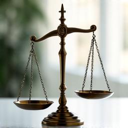 Scales of justice representing fair dispute resolution